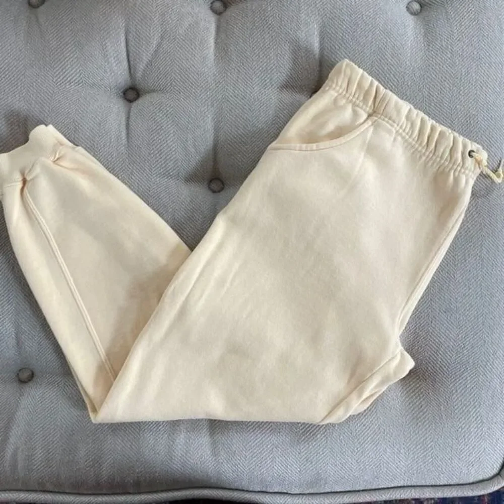 Vintage 90s Mervyns Sweatshirt Sweatpants Yellow Stripe M L XL